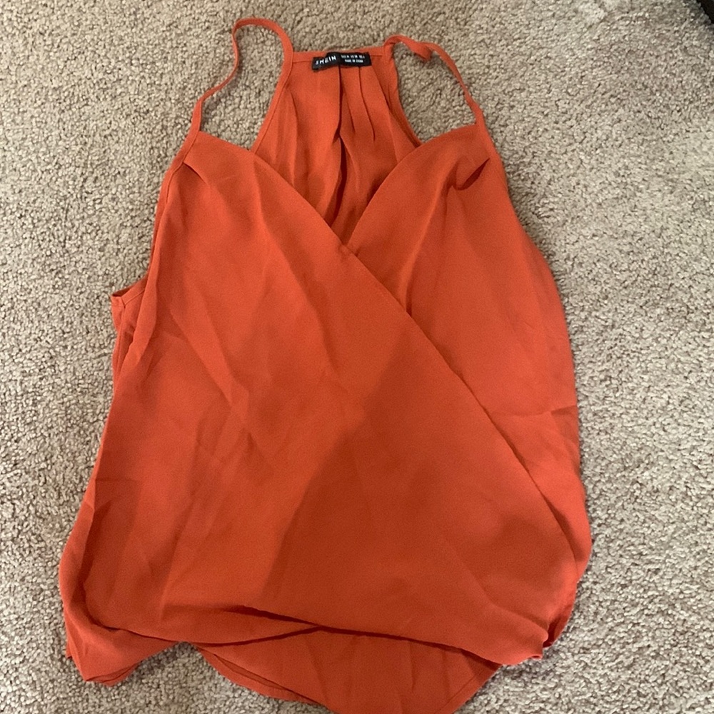 Shein orange tank